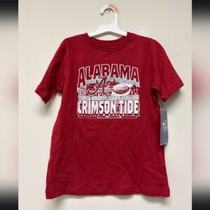 Boys Alabama Crimson Tide Tee Size Small #424